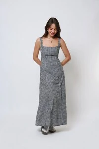 Vestido Anna Longo Decote Quadrado