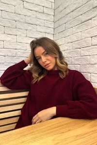 Blusão Tricot Mousse Manga Oversized