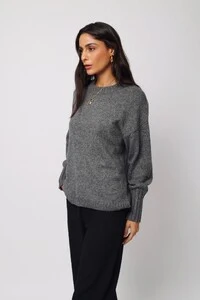 Blusão Mescla Londres Tricot Oversized