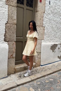 Vestido Poplin Curto