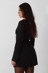 Vestido Amanda Risca de Giz Linho