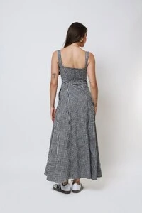 Vestido Anna Longo Decote Quadrado