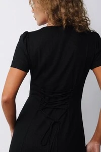 Vestido Ruby Mídi Linho Amarração