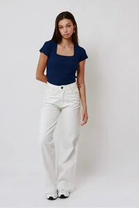 Blusa Karol Decote Redondo Tricot