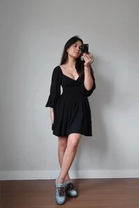 Vestido Corselet Manguinhas Stella