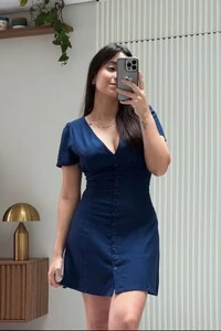 Vestido Ruby Linho Amarração