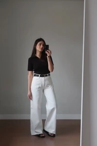 Blusa Polo Tricot Modal Manga Curta