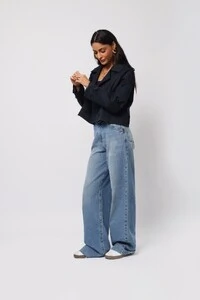 Jaqueta Trench Coat Curta Alfaiataria