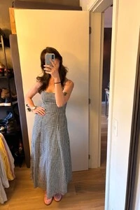 Vestido Anna Longo Decote Quadrado