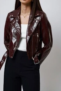 Jaqueta Vinil Biker Poliuretano