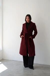 Casaco Sobretudo Lã Batida Trench Coat