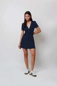 Vestido Ruby Linho Amarração