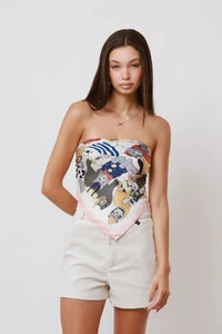 Lenço Multi Gatinhos Cetim