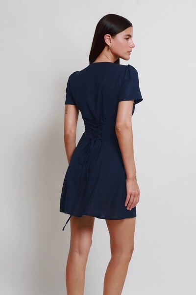 FotoVestido Ruby Linho Amarração