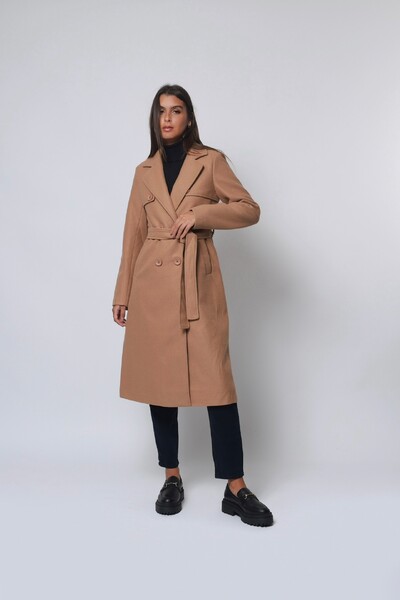 Foto Casaco Sobretudo Lã Batida Trench Coat