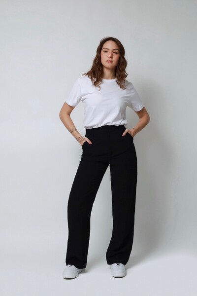 Foto Calça Reta Alfaiataria