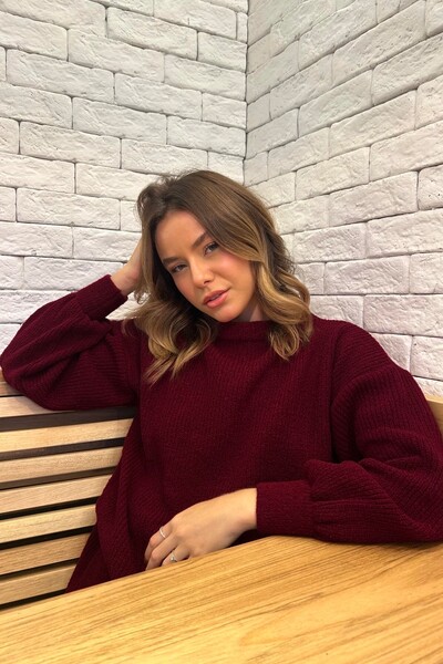 Foto Blusão Tricot Mousse Manga Oversized