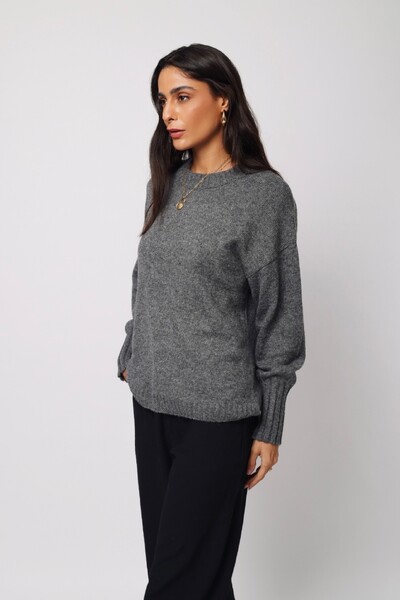 FotoBlusão Mescla Londres Tricot Oversized
