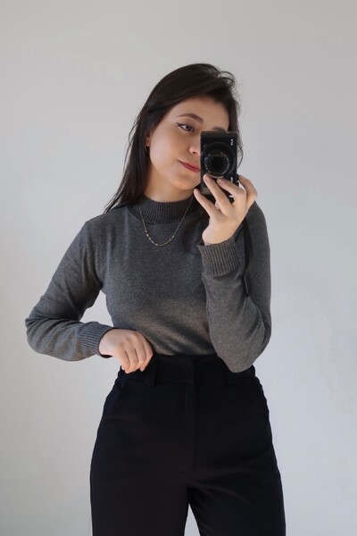 Foto Blusa Gola Baixa Básica Cacharrel