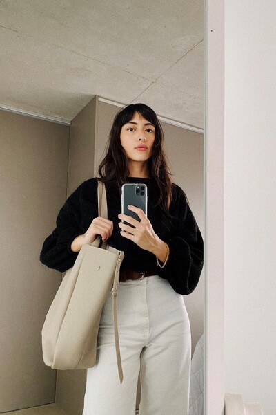 FotoBlusão Tricot Mousse Manga Oversized