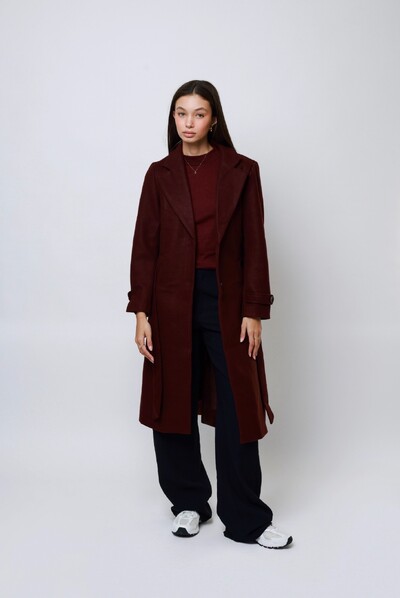 Foto Casaco Sobretudo Lã Batida Trench Coat