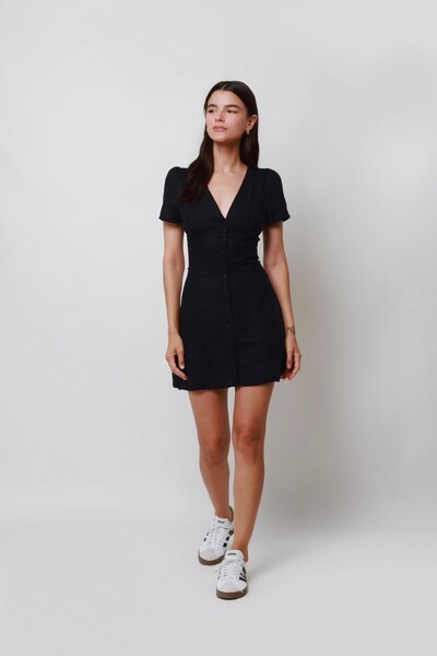 Foto Vestido Ruby Linho Amarração