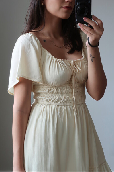 FotoVestido Poplin Curto