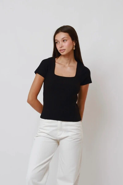 Foto Blusa Karol Decote Redondo Tricot