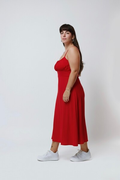 Foto Vestido Vênus Midi Fenda