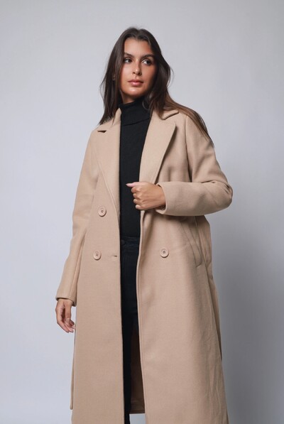 Foto Casaco Sobretudo Lã Batida Trench Coat