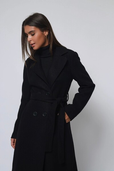 FotoCasaco Sobretudo Lã Batida Trench Coat