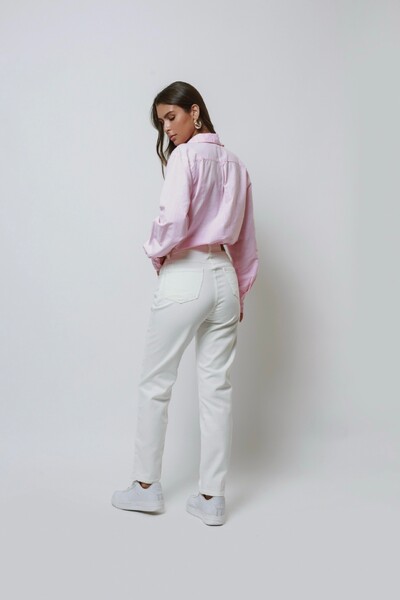 Foto Calça Mom Jeans Fit