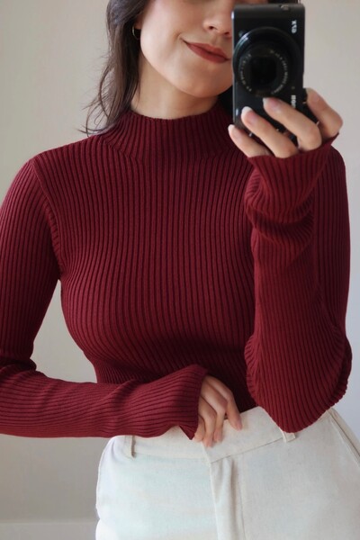 Foto Blusa Manga Dedinho Cacharrel Tricot Modal