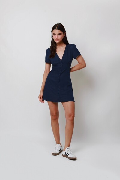 Foto Vestido Ruby Linho Amarração