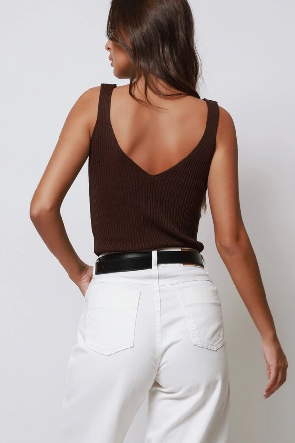 Calça Jeans Pantalona Marmorizada