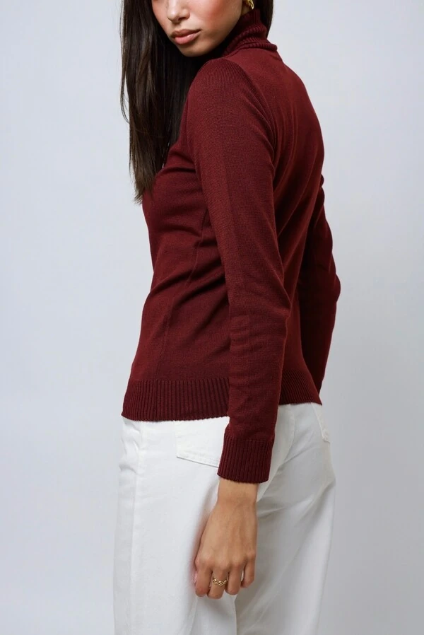 Blusa Gola Alta Básica Cacharrel Tricot