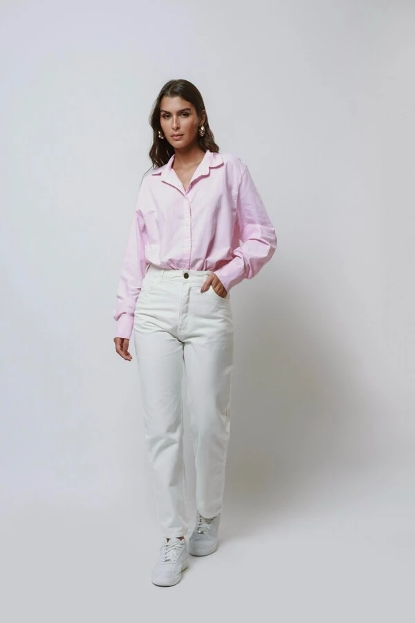 Calça Mom Jeans Fit