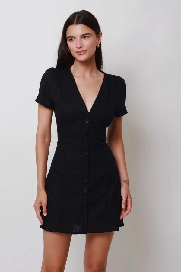 Vestido Ruby Linho Amarração