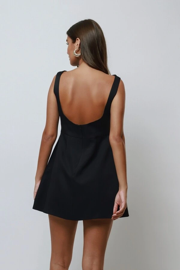 Vestido Pearl Curto Alfaiataria