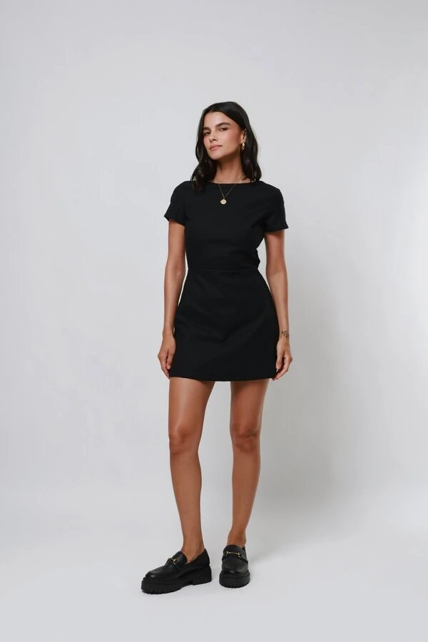 Vestido Macaquinho Lana Linho