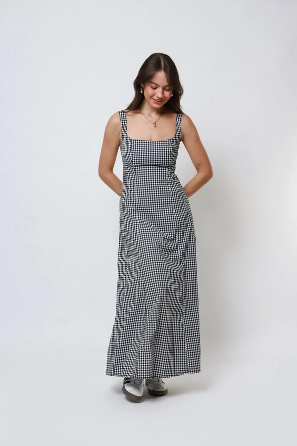 Vestido Anna Longo Decote Quadrado