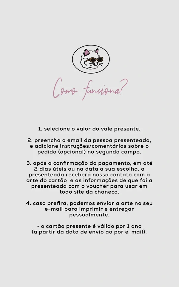 Vale Presente (E-GIFT)