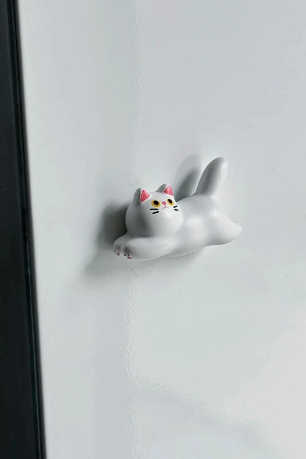 Ímã de Geladeira Gatinho Cerâmica