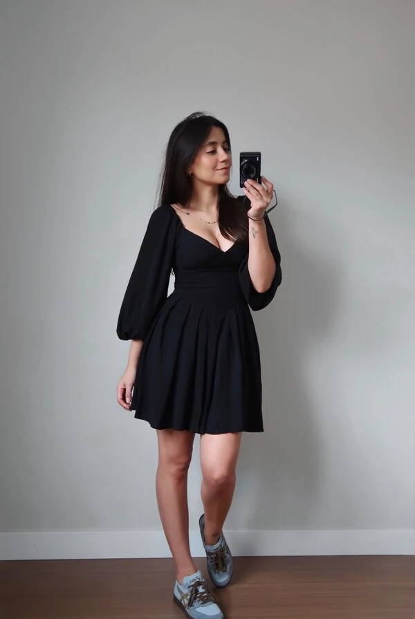 Vestido Corselet Manguinhas Stella