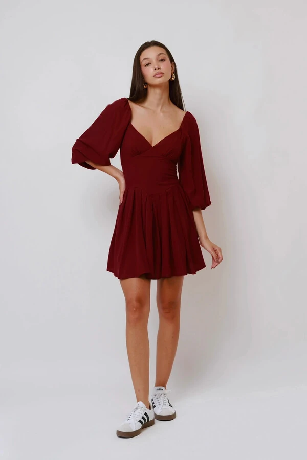 Vestido Corselet Manguinhas Stella