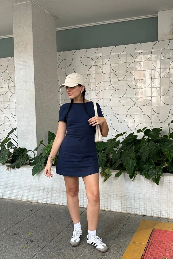 Vestido Macaquinho Lana Linho