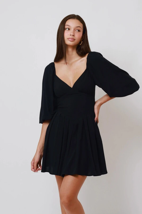 Vestido Corselet Manguinhas Stella