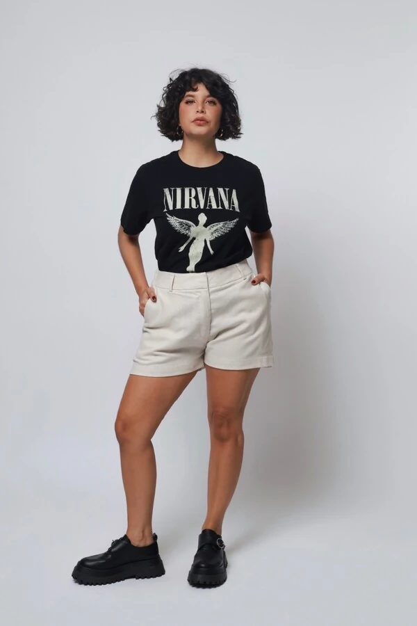 Short Alfaiataria Clássico Curto