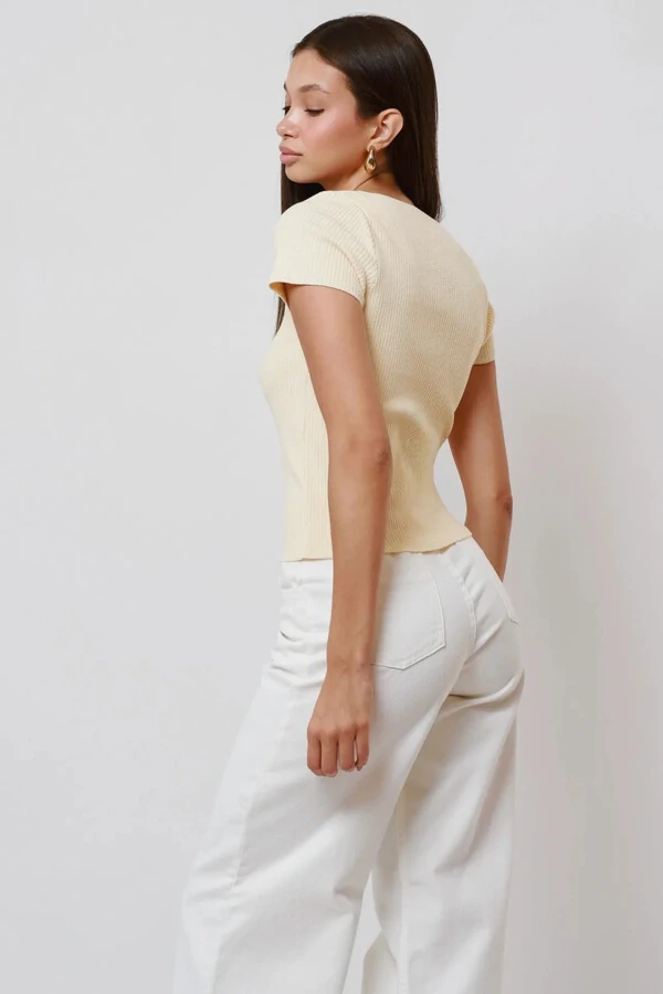 Blusa Karol Decote Redondo Tricot