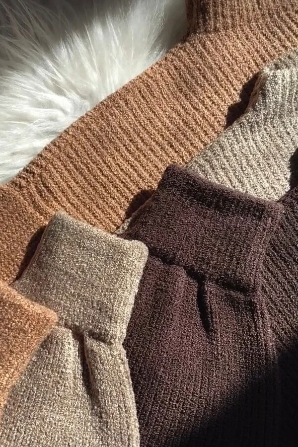 Blusão Tricot Mousse Manga Oversized